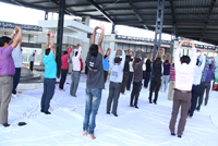 International Yoga Day at Gaur City  