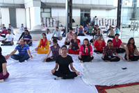 International Yoga Day at Gaur City  