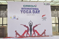 International Yoga Day at Gaur Biz Park
